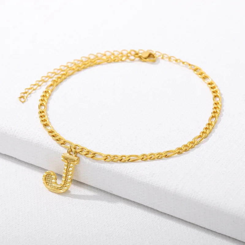 Gold Cuban Chain Anklet
