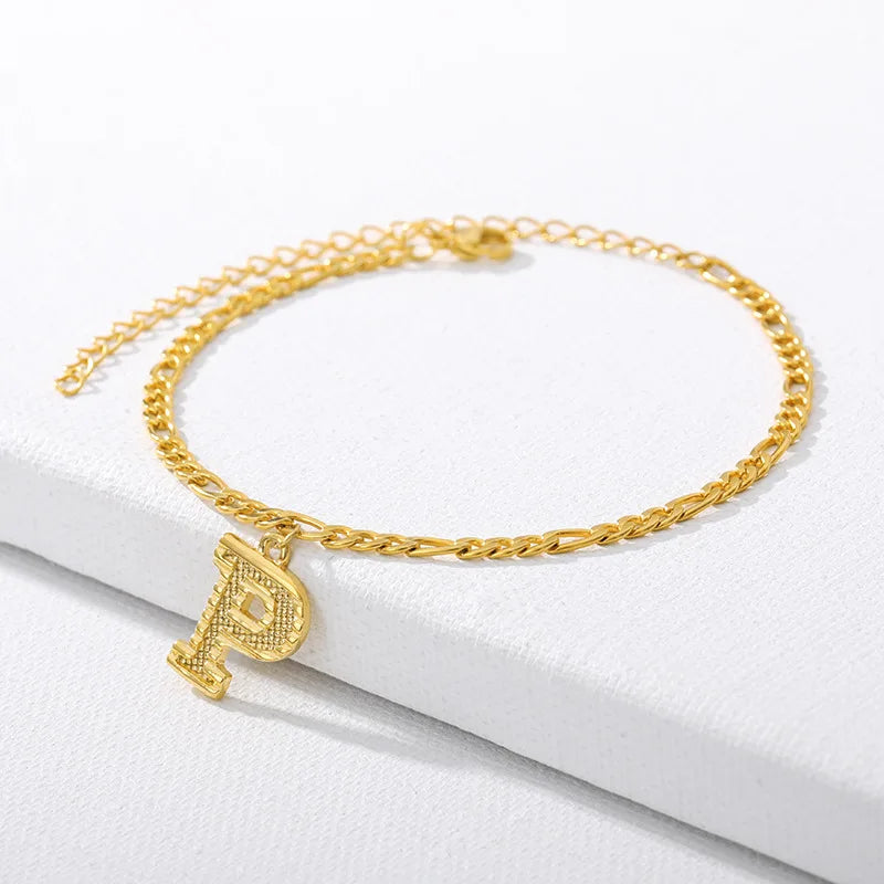 Gold Cuban Chain Anklet