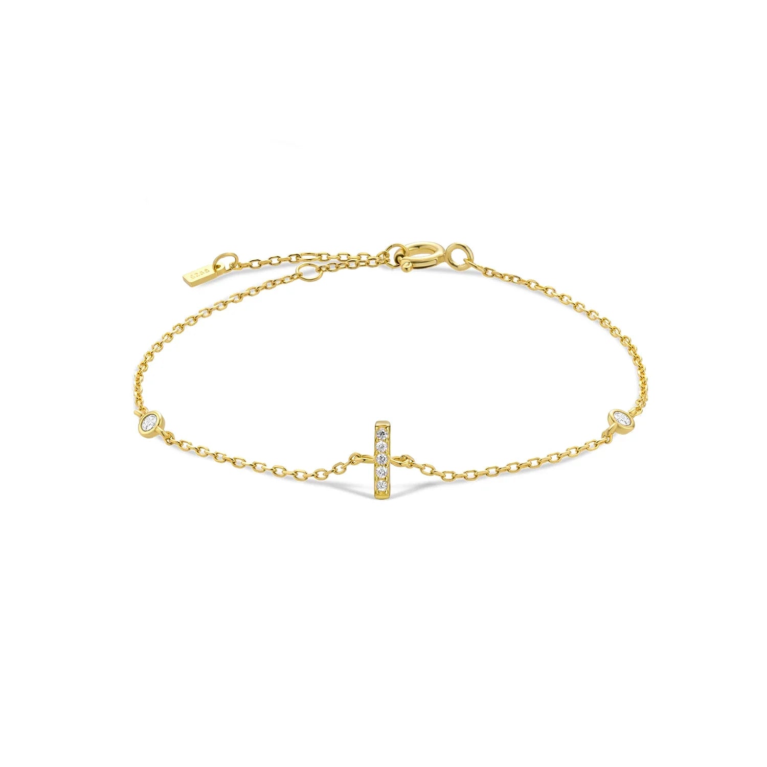 Pulsera de muñeca con inicial'
