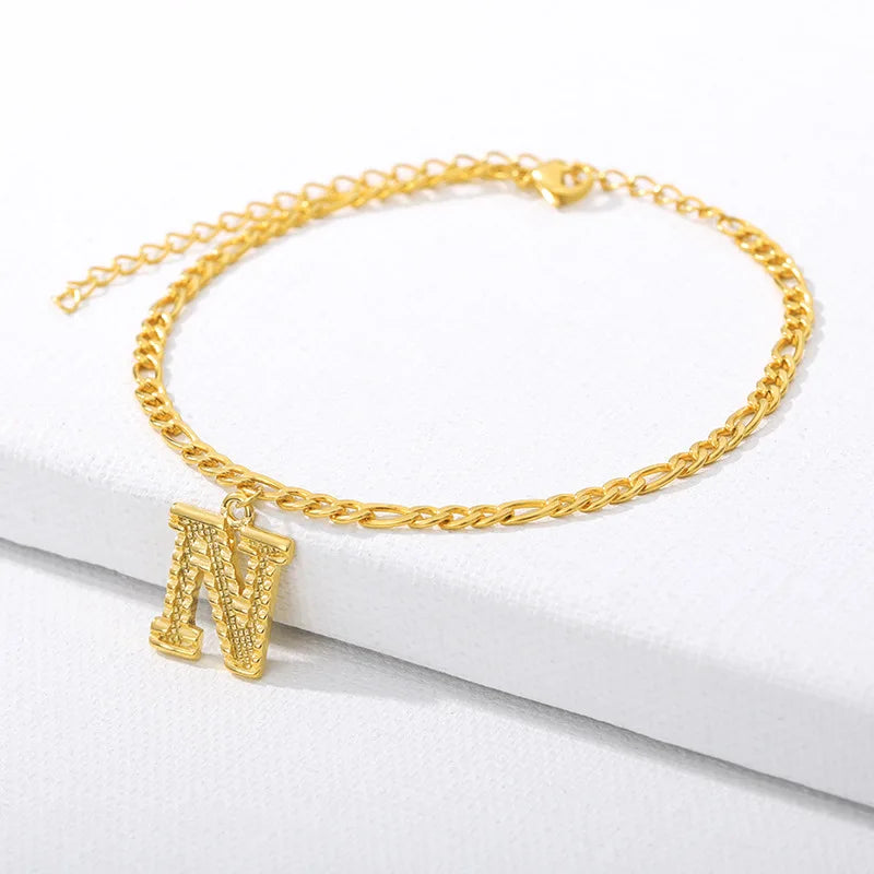 Gold Cuban Chain Anklet