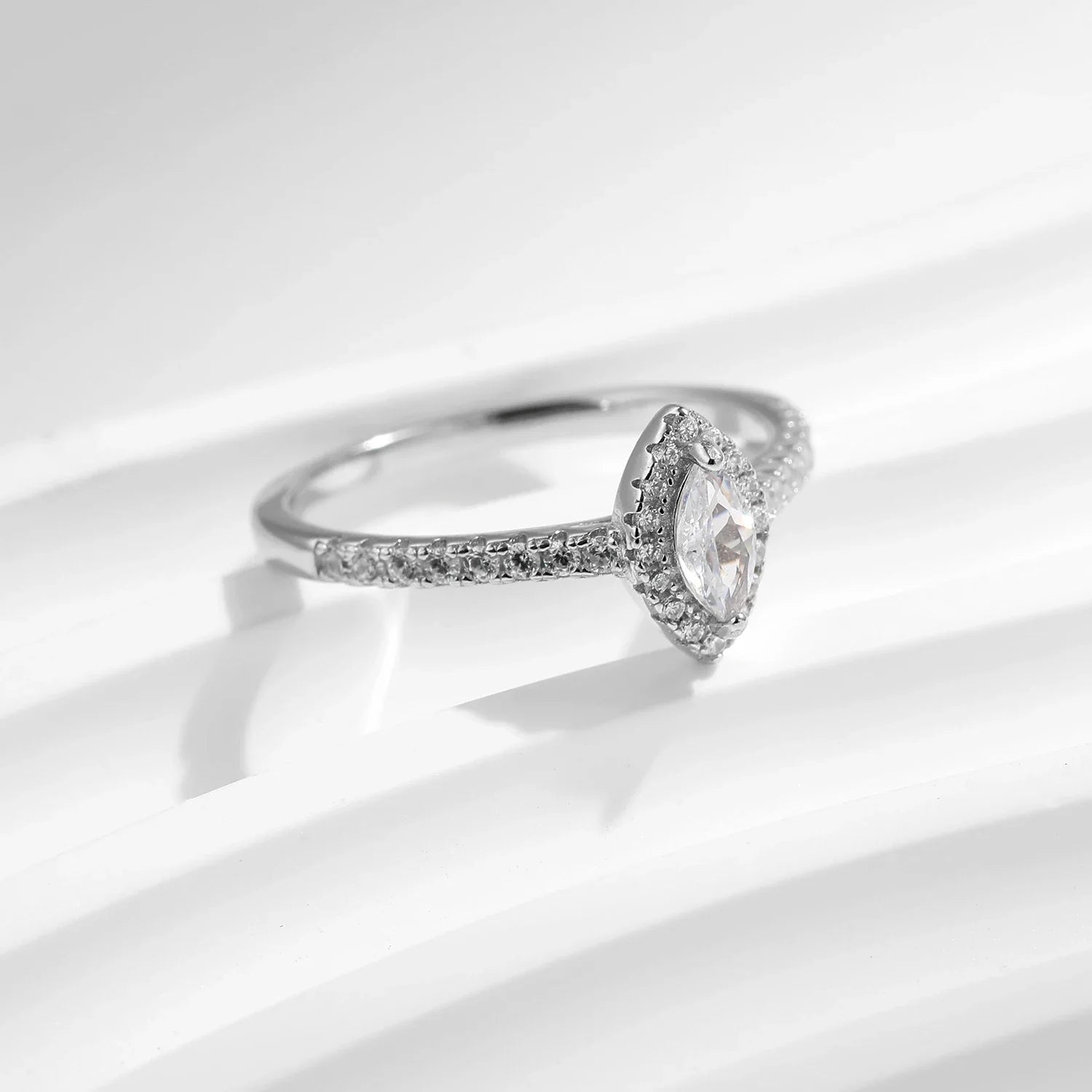 Marquise Cut Wedding Engagement Fine Jewelry Ring