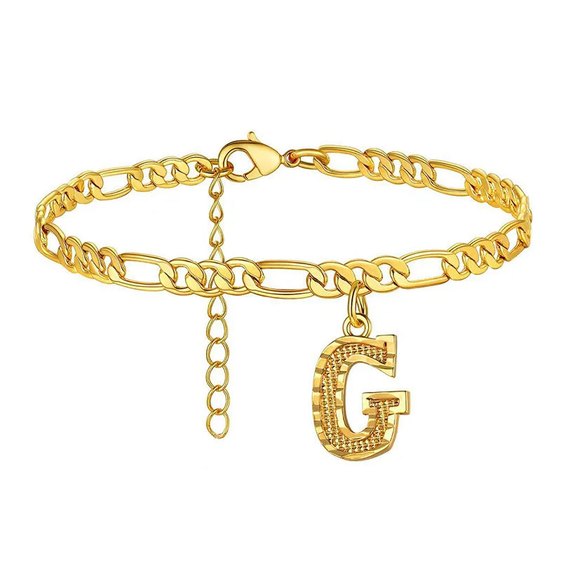 Gold Cuban Chain Anklet