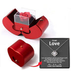 To My Love Preserved Rose & Necklace Set
