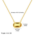 Birthstone Crystal Necklace