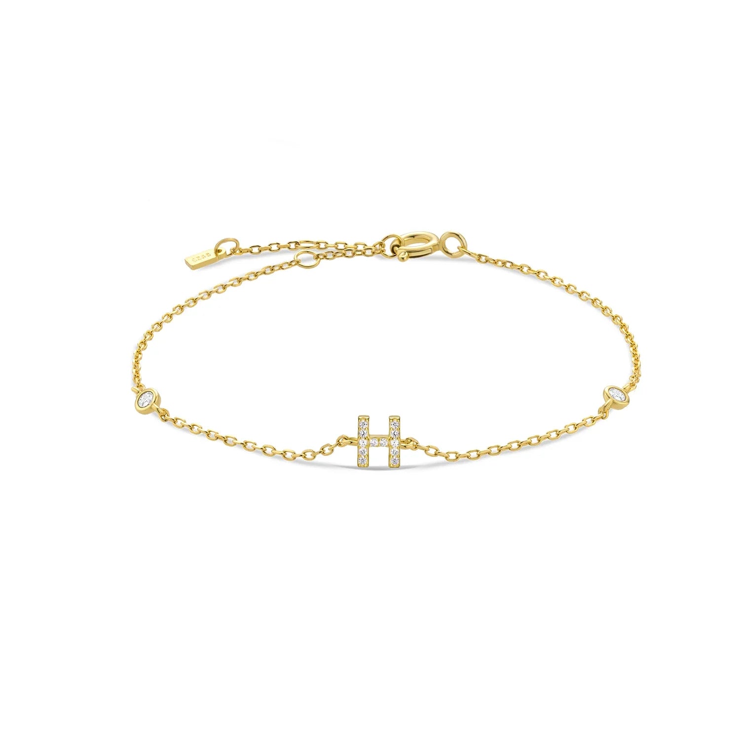 Pulsera de muñeca con inicial'