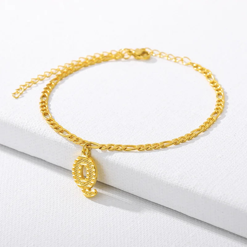 Gold Cuban Chain Anklet