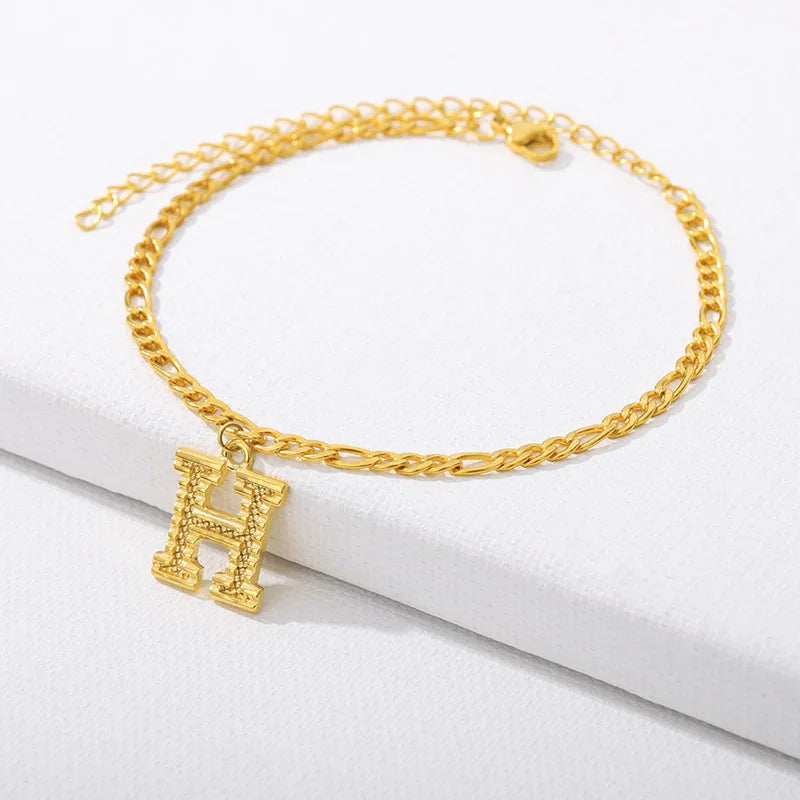 Gold Cuban Chain Anklet