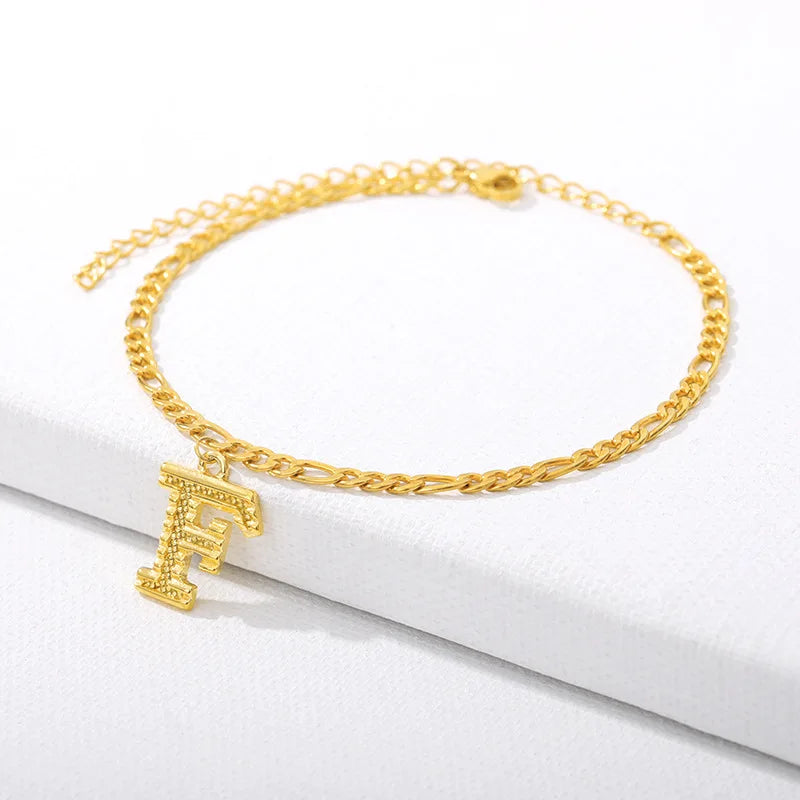 Gold Cuban Chain Anklet
