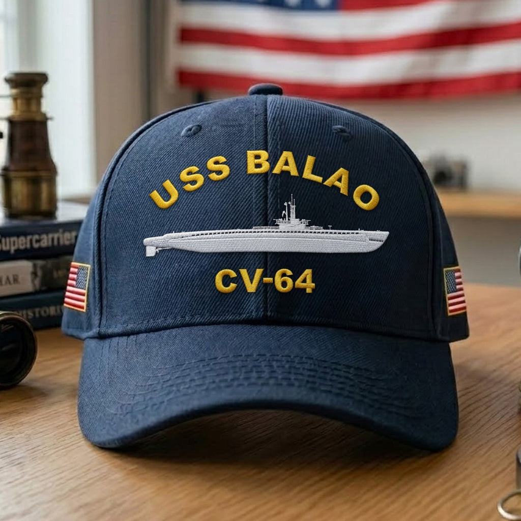 Custom US Navy Ships Embroidered Cap, Hat for US Veteran, Gifts for Father's Day, Veterans Day