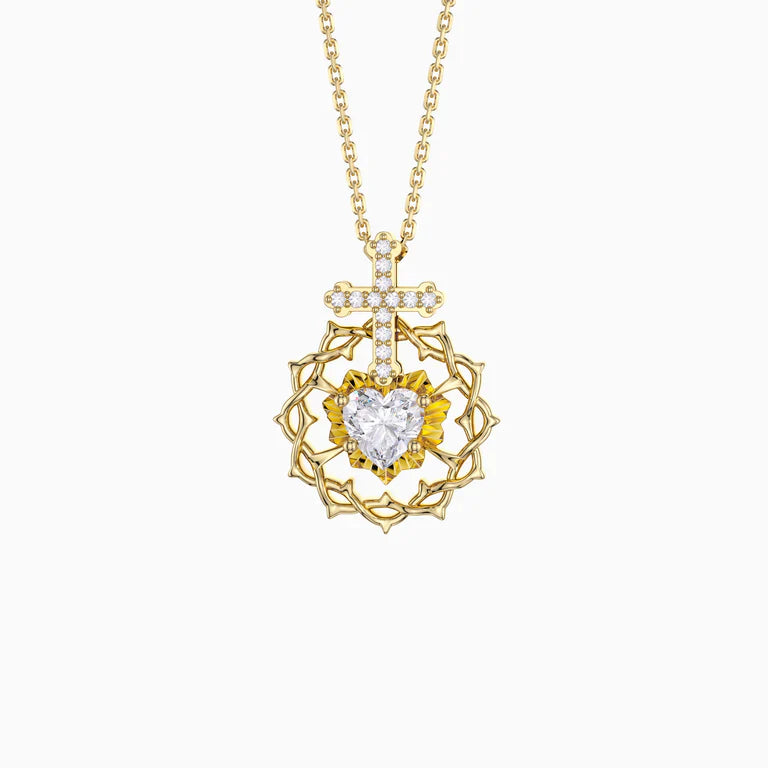 The Sacred Heart Pendant Necklace