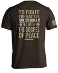 T-Shirt „Füße beschuht mit dem Evangelium“