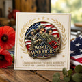 Women Warriors Commemorative Military Brooch