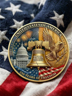 God Bless America 250th Anniversary Of The United States Great Coin Commemorative Coin