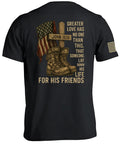 Patriotisches Johannes 15,13 T-Shirt