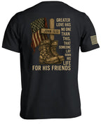 Patriotisches Johannes 15,13 T-Shirt