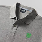St Patricks Geek Embroidered Polo Shirt
