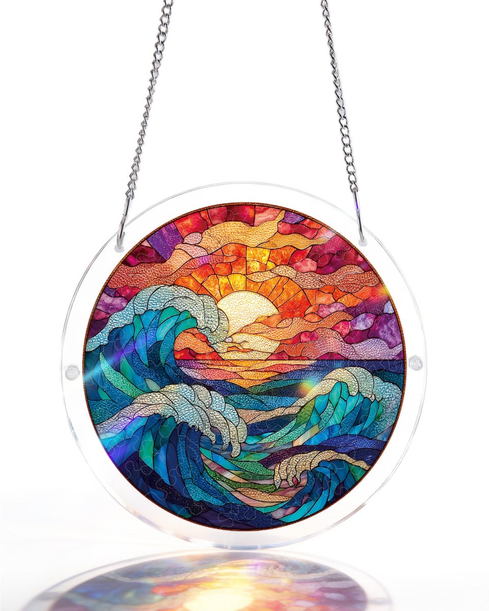 Attrape-soleil en acrylique - Chasser le Soleil et la Mer