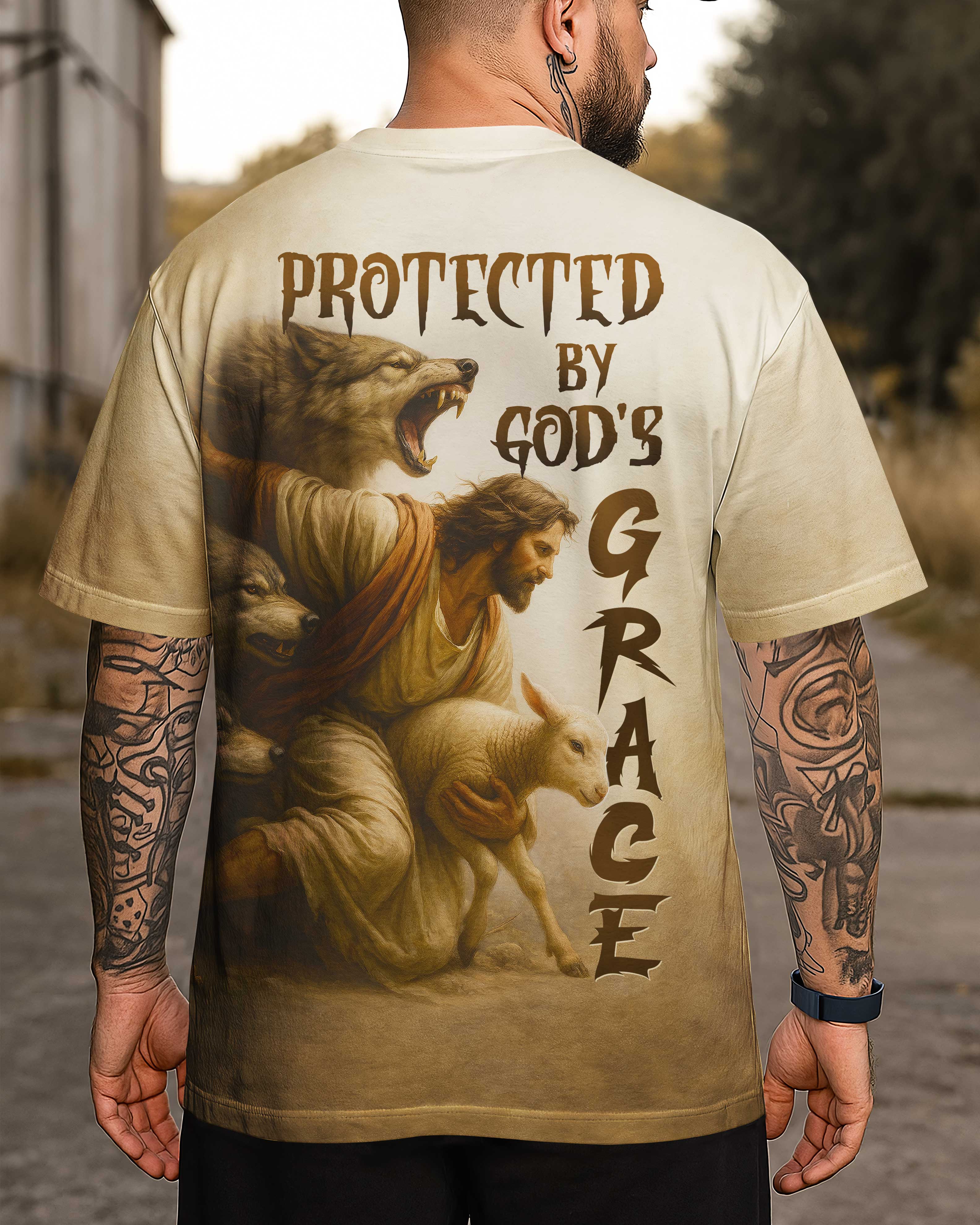 T-shirt Protégé par la Grâce