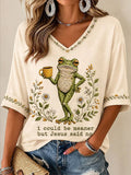Damen T-Shirt mit "Faith"-Print