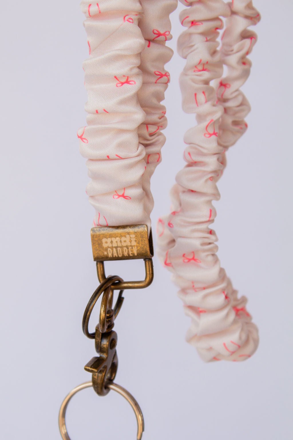 Andi x Rad Rev Pink Bows Lanyard