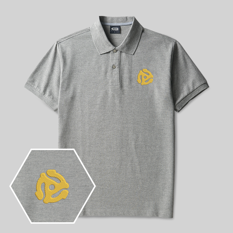 Vinyl Adapte Geek Besticktes Polo-Shirt