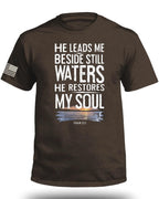 He Leads Me Beside Still Waters T-Shirt