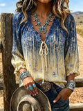 Women'S Casual Printed Top