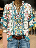 Women'S Casual Printed Shirt