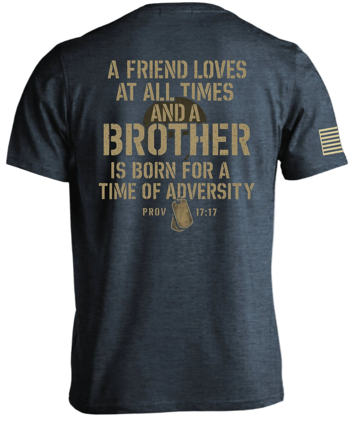 Ein Freund liebt allezeit, und als Bruder wird er in der Not geboren Spr 17,17 T-Shirt