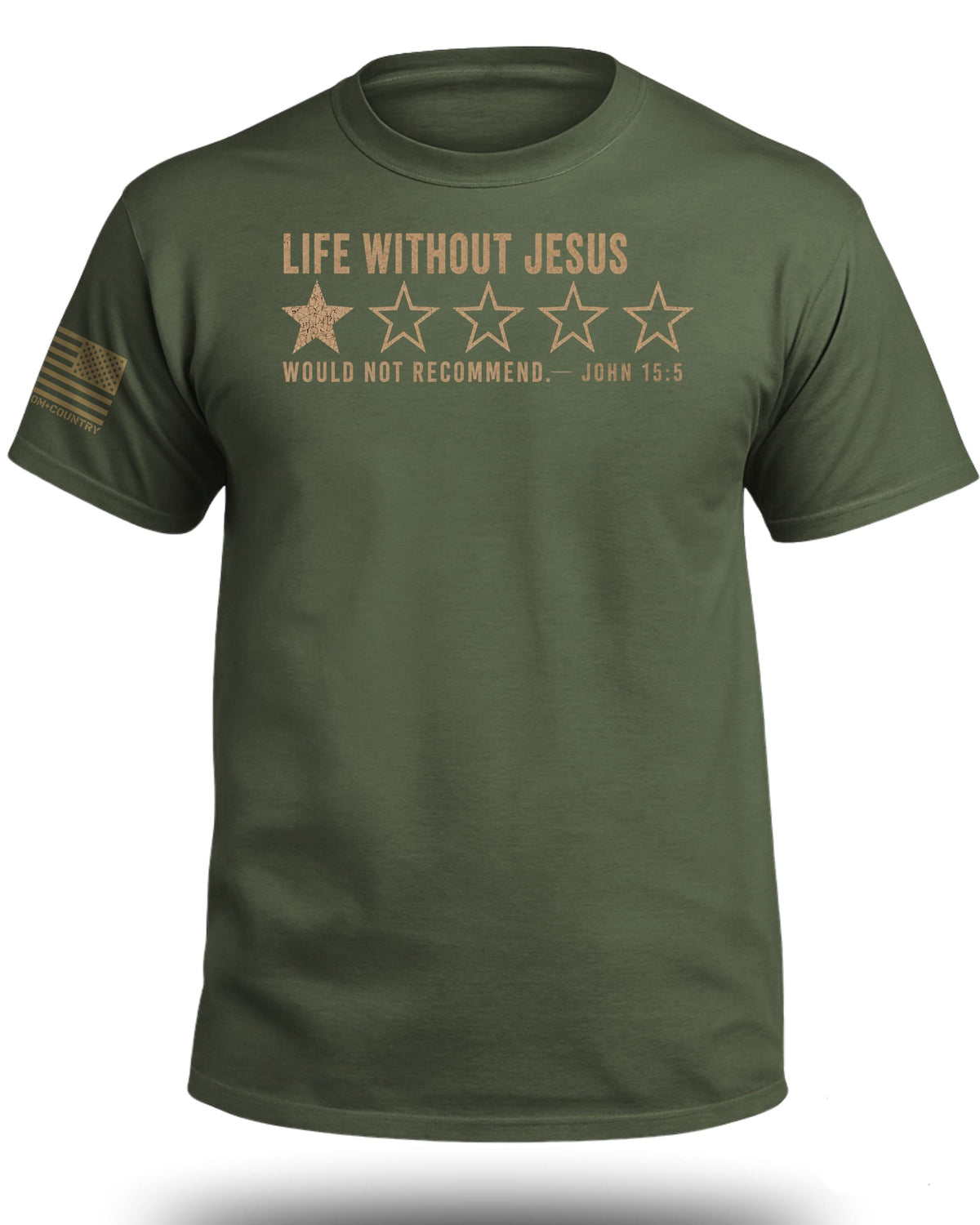 Life Without Jesus 1 Star Review T-Shirt