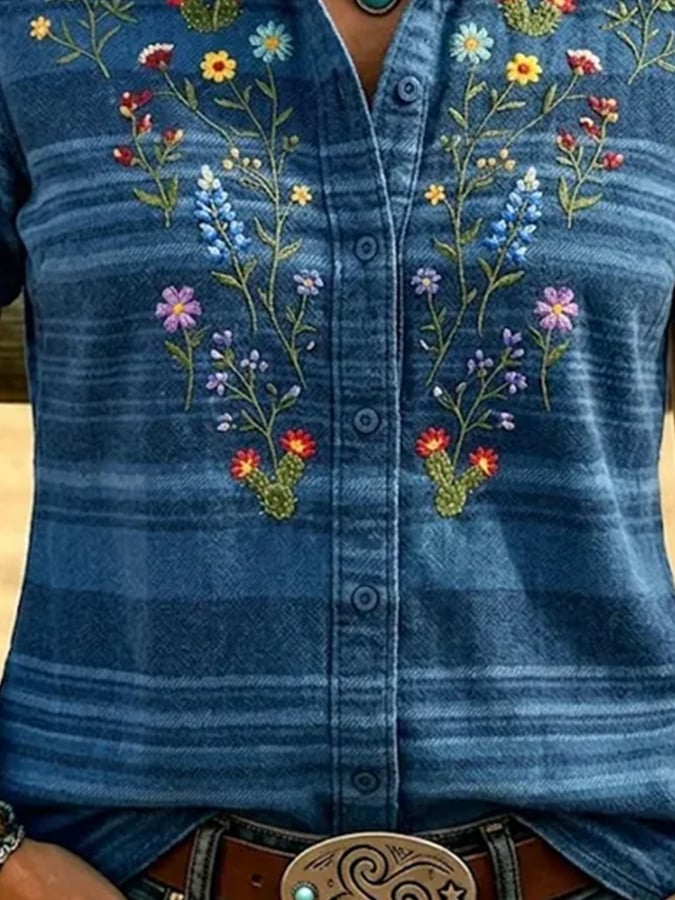 Women'S Casual Printed Top