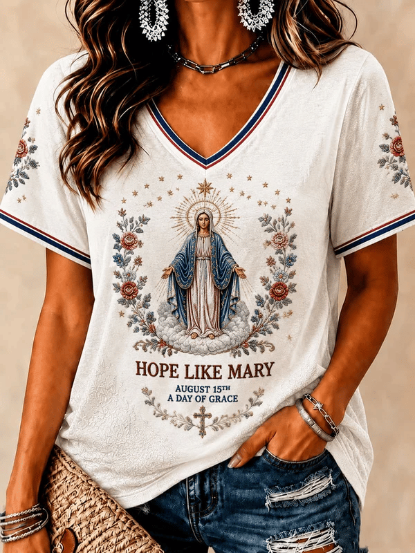 Damen T-Shirt mit Mariä-Himmelfahrt-Aufdruck