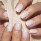 30-Piece Blush Glossy Press-On Nails – Short Natural Everyday Manicure