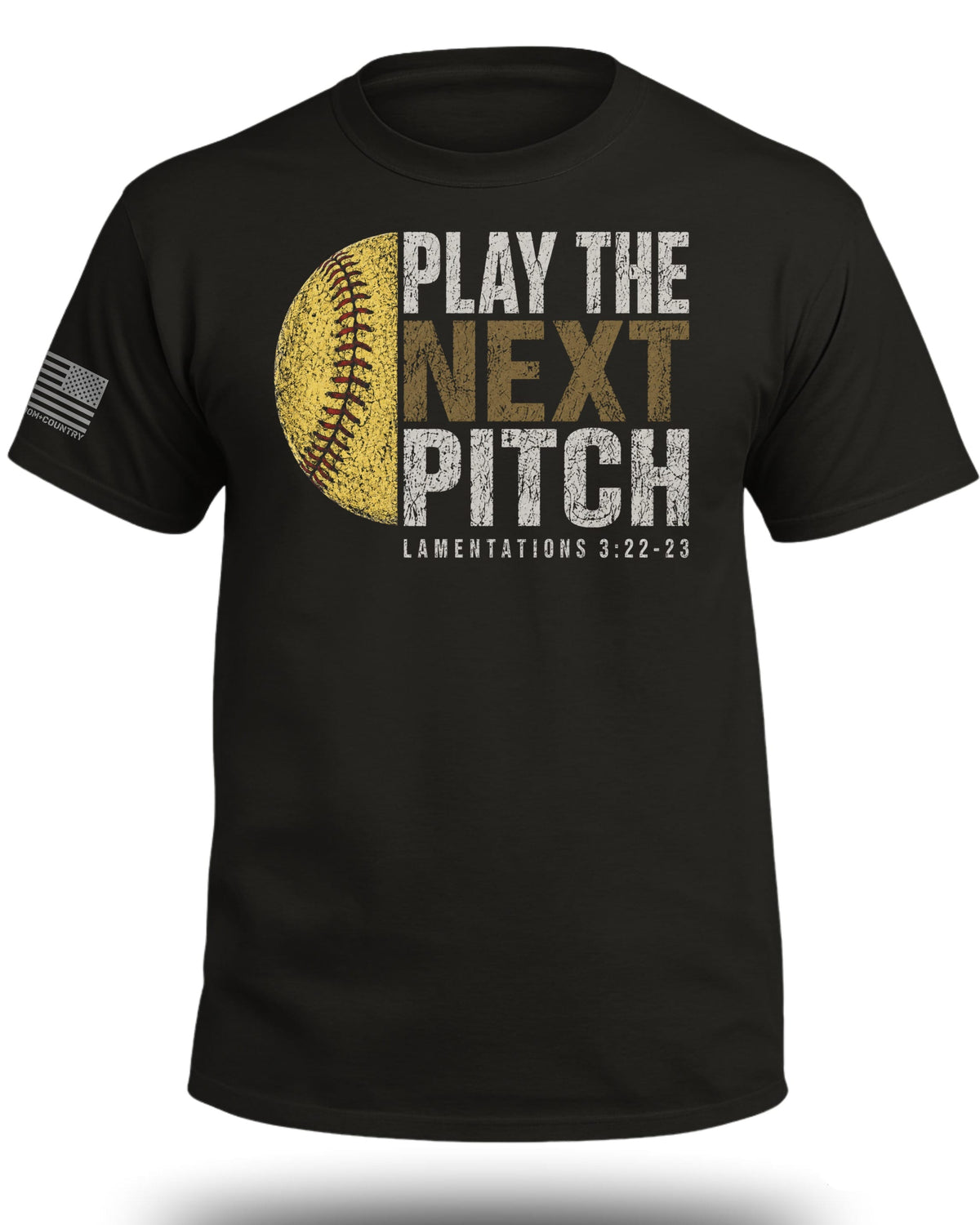 Play The Next Pitch Softball T-Shirt