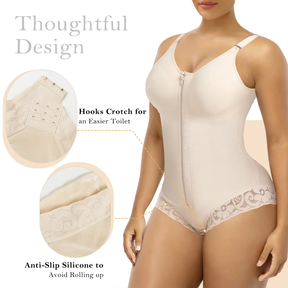 Body moldeador de cuerpo completo para mujer