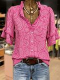 Women'S Casual Printed Shirt
