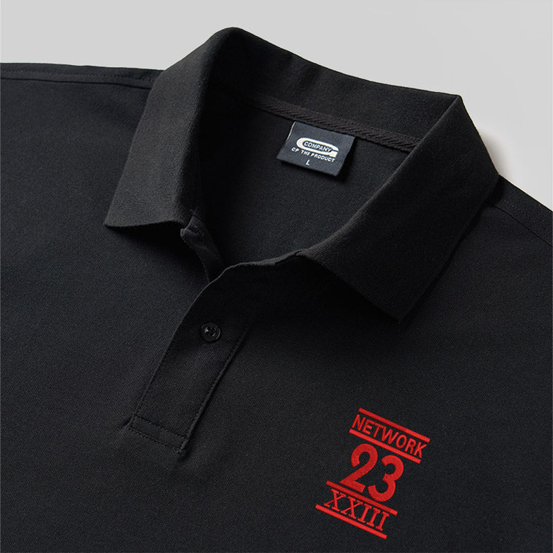 Network 23 Geek Embroidered Polo Shirt