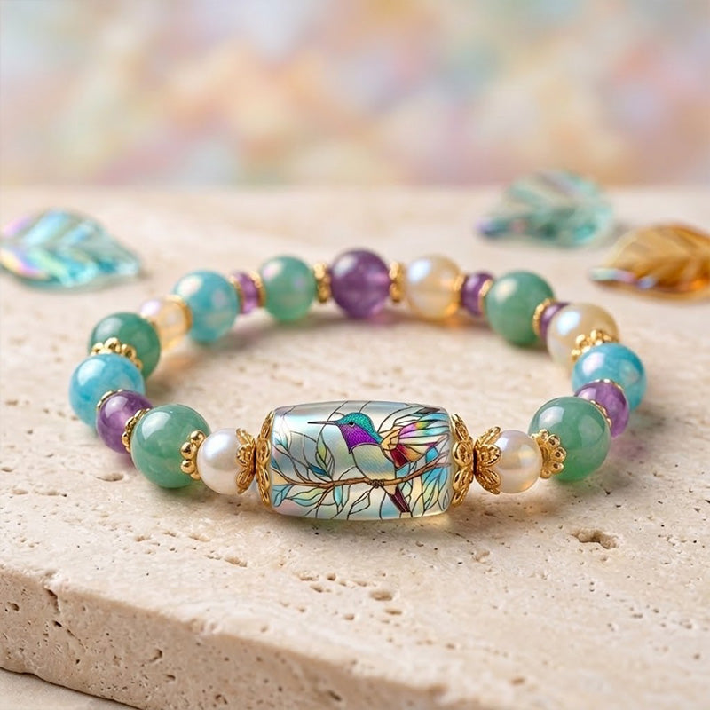 Hummingbird Beaded Bracelet