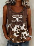 Women'S Western Printed Casual Retro Vest