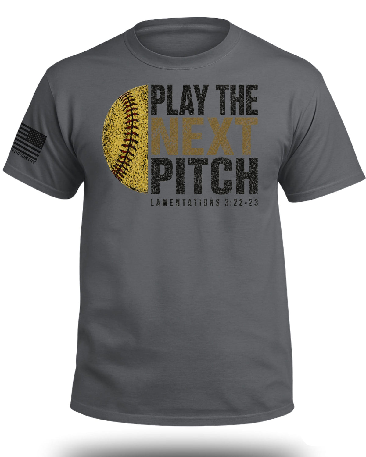 Play The Next Pitch Softball T-Shirt