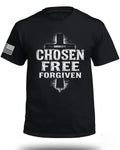 Chosen Free Forgiven Romans 8:1-2 T-Shirt