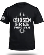 Chosen Free Forgiven Romans 8:1-2 T-Shirt