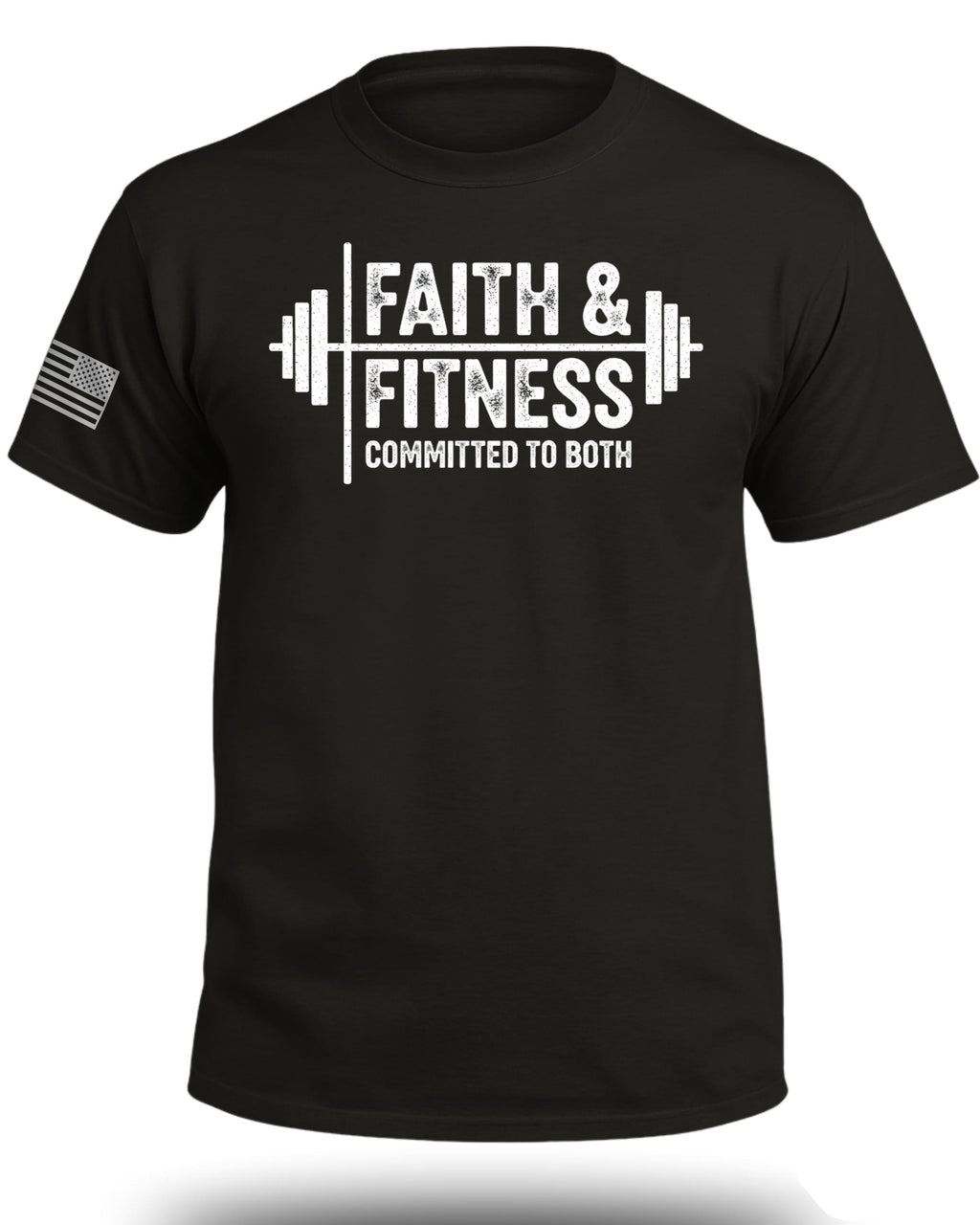 Glaube und Fitness T-Shirt