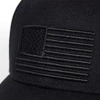 American Flag Embroidered Baseball Cap - Adjustable Cotton Hat