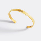 Beautiful Girl You Can Do Hard Things Cuff Bracelet