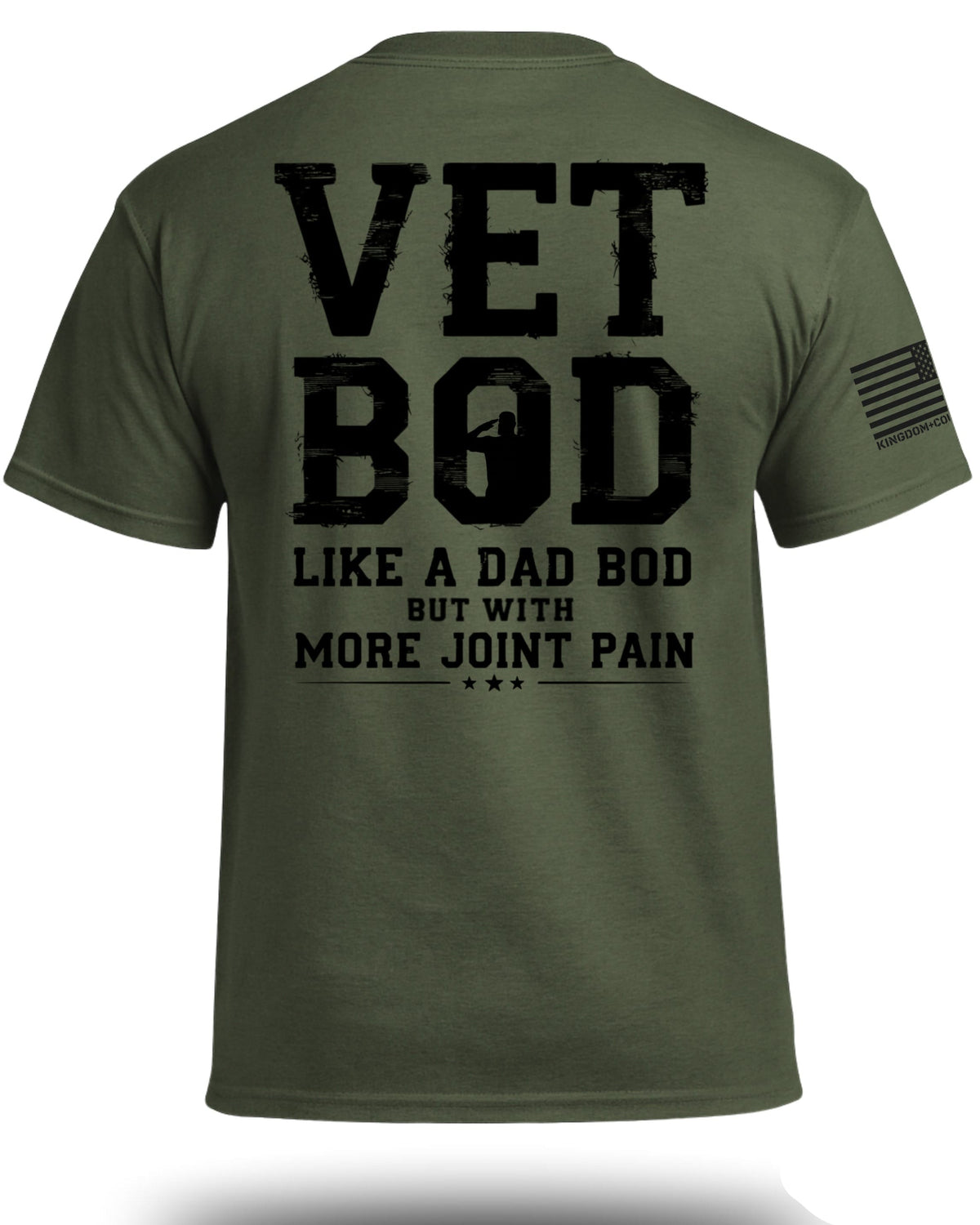 Vet-Körper wie ein Papa-Körper T-Shirt