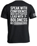 Confidence-Purpose-Boldness-Courage T-Shirt