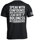 Confidence-Purpose-Boldness-Courage T-Shirt