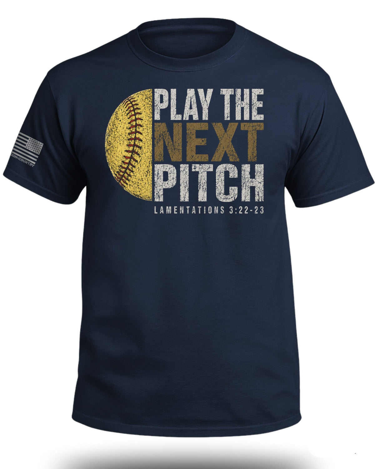 Play The Next Pitch Softball T-Shirt
