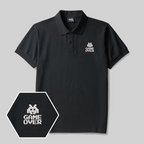 Game Over Geek Embroidered Polo Shirt